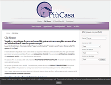 Tablet Screenshot of piu-casa.it